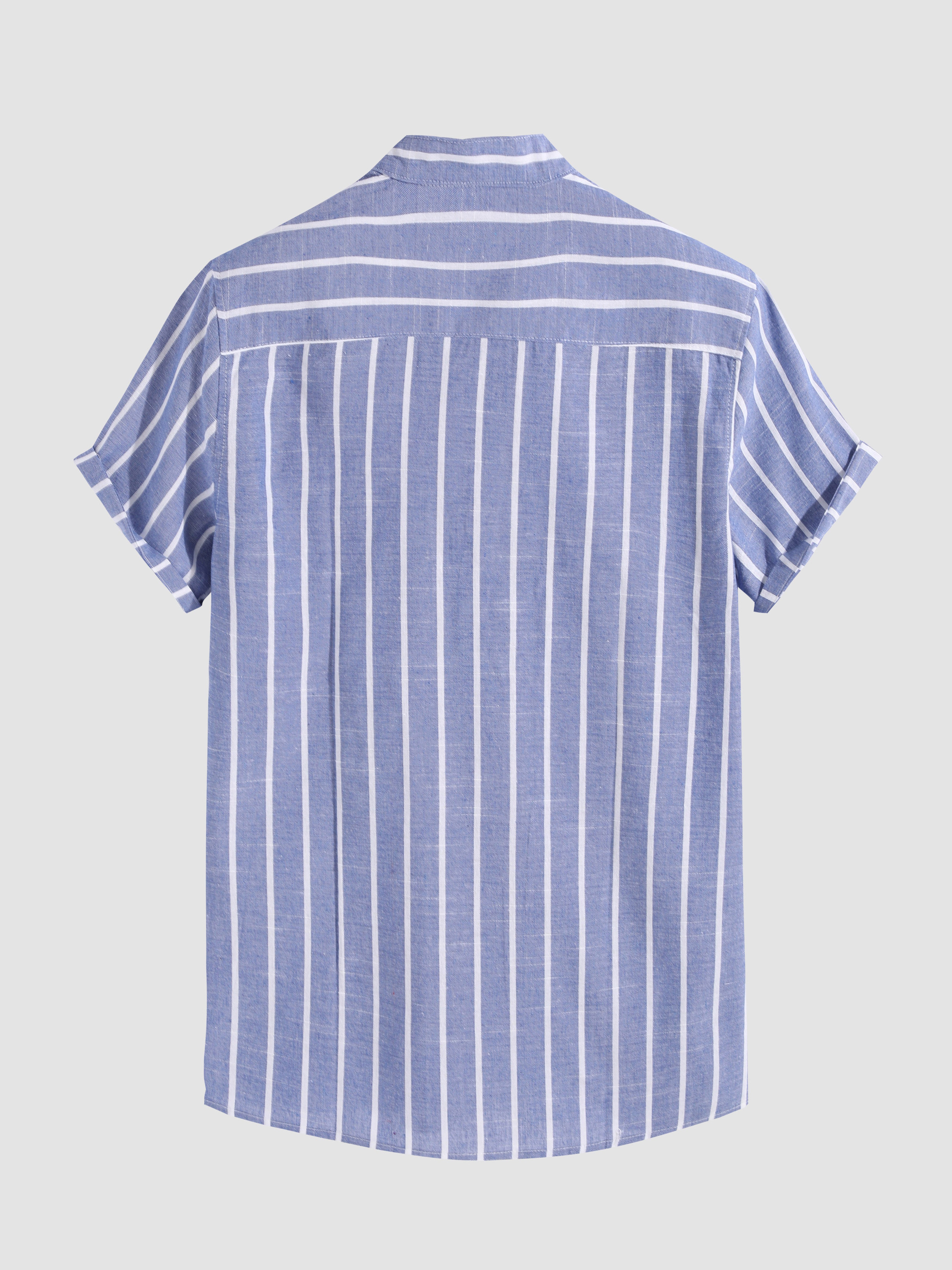 CRERI Classic Stripes Short Sleeve Henley Shirts