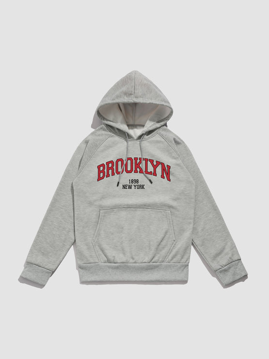 Brooklyn Letter Graphic Hoodies